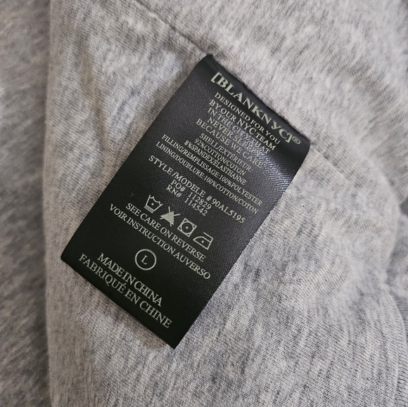 [BLANKNYC] Women's Knit Quilted Moto Jacket - Picture 4 of 4